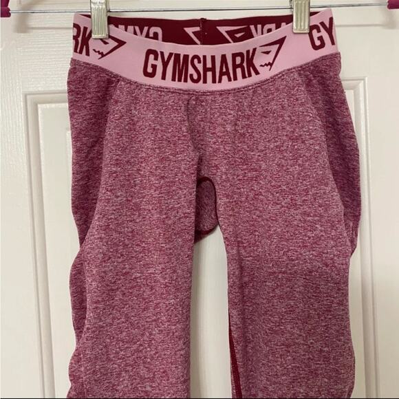 GYMSHARK • Pink Red Flex Leggings - Picture 8 of 13